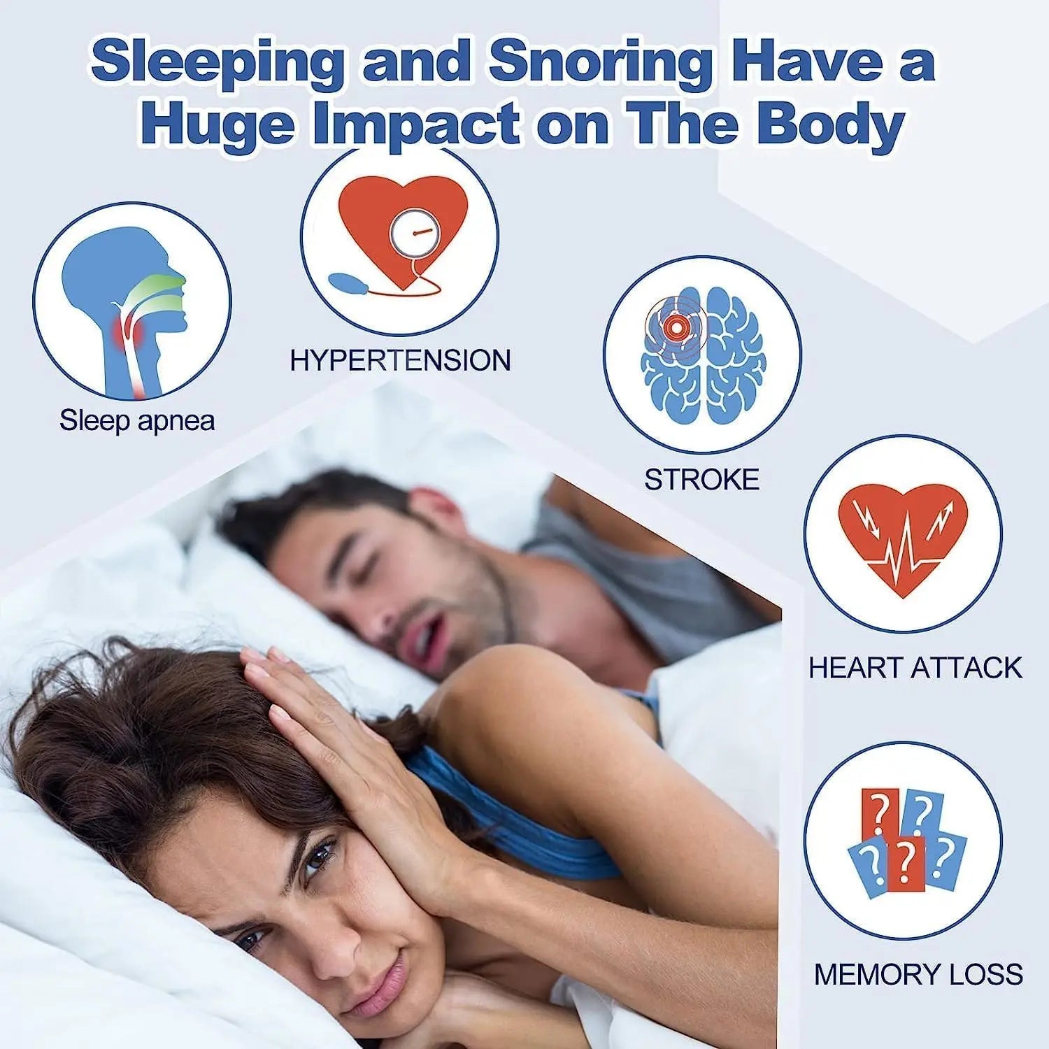 PillowBeats Anti-Snore Tape